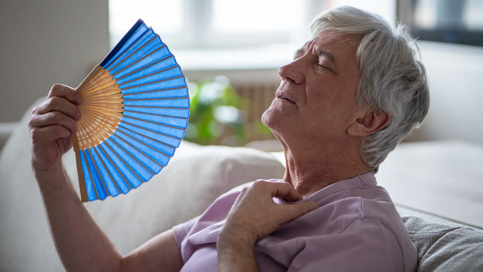 A patient receiving treatment for heat exhaustion after prolonged exposure to warm weather in Bellville